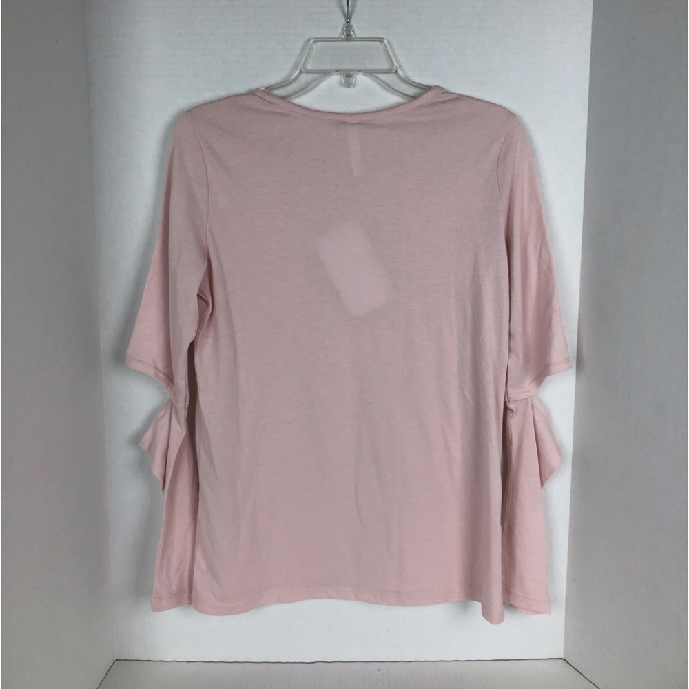NWT Fabletics Alexa Long Sleeve Light Pink Jersey Holiday Gift for Her - Picture 3 of 6